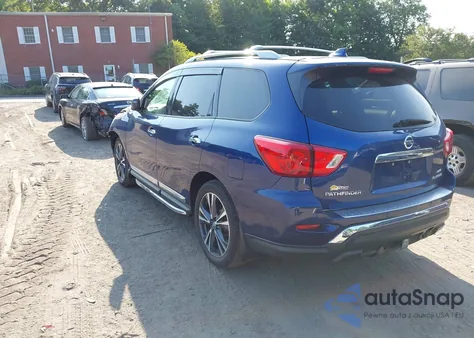 2019 Nissan Pathfinder Platinum z USA, uszkodzony, nr VIN 5N1DR2MM9KC624845